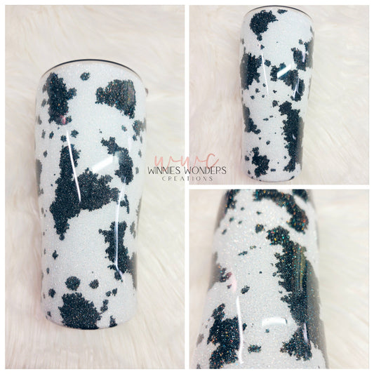 Cow Print 20oz Curve  Tumbler