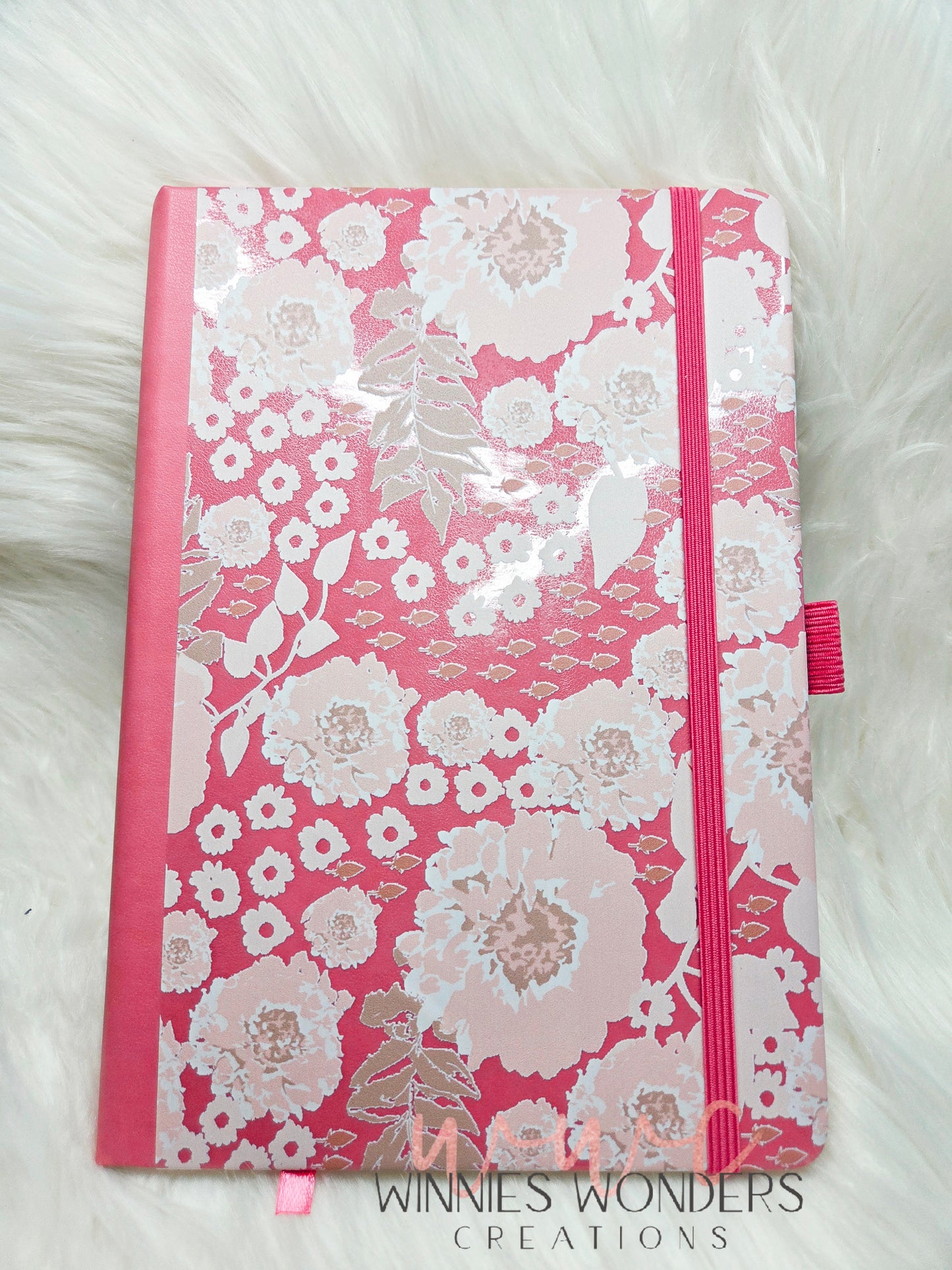8.5 x 5.5 Notebook/Journal w/ Pen Holder