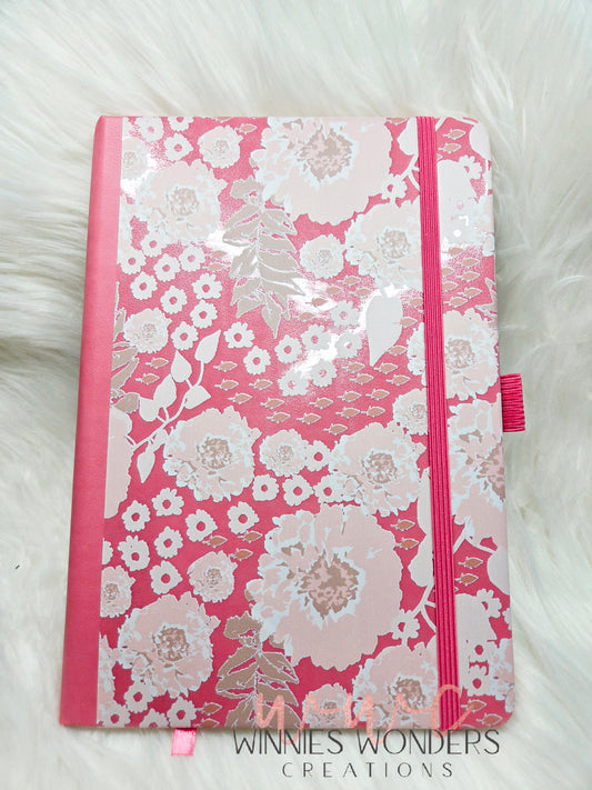 8.5 x 5.5 Notebook/Journal w/ Pen Holder