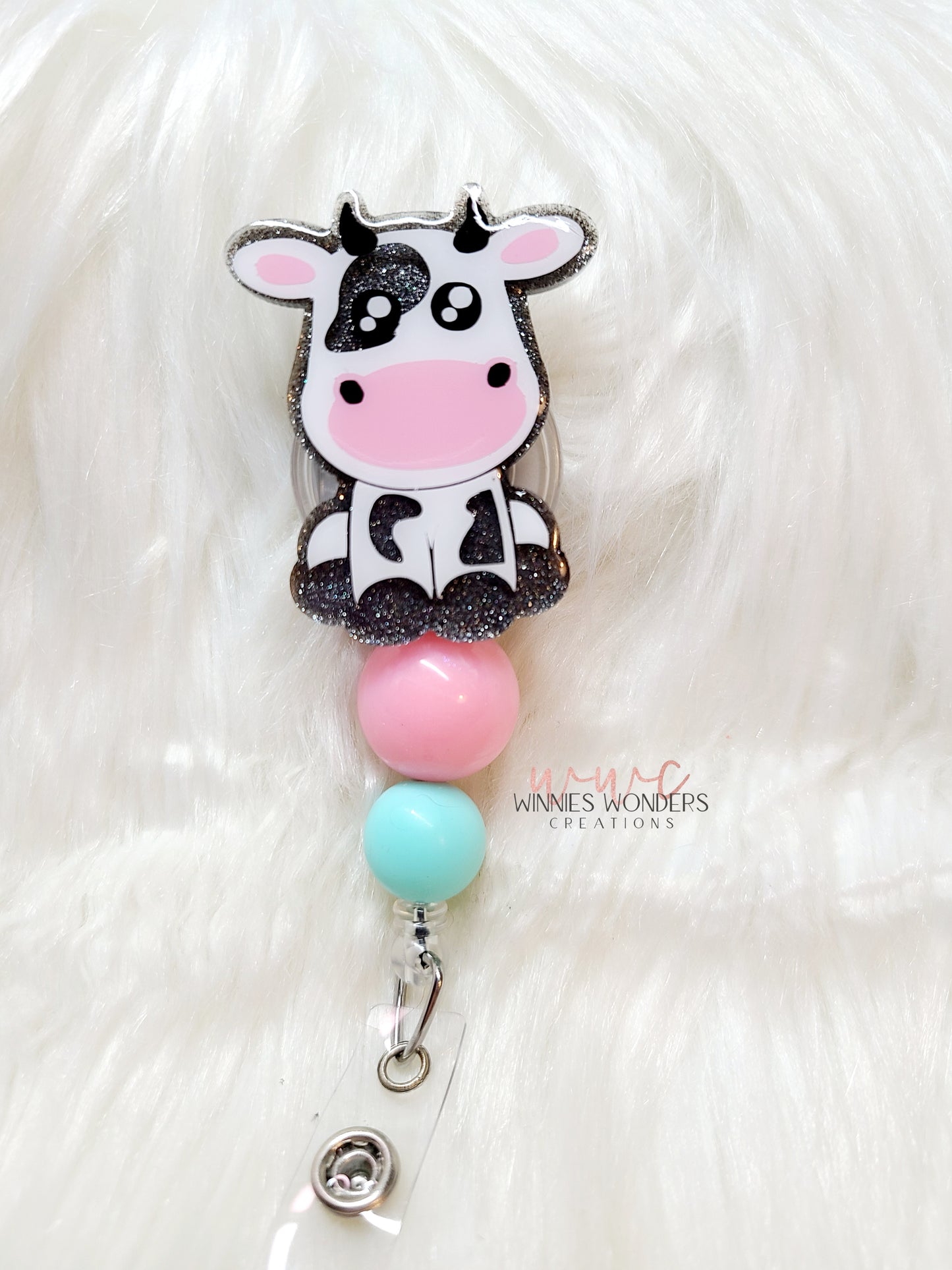 Cow Badge Reel