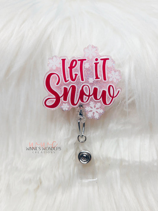 Let it snow Badge Reel