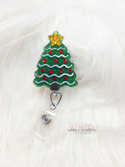 Christmas Tree Badge Reel