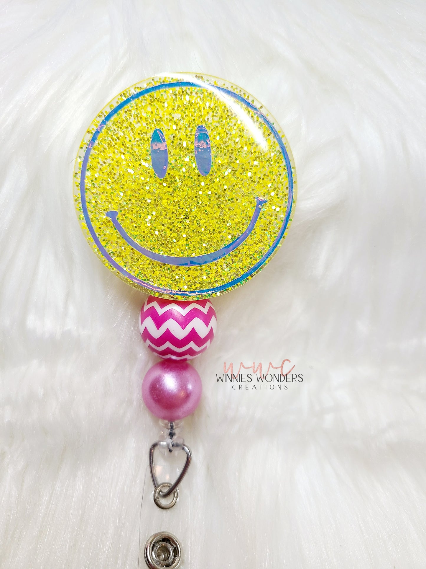 Smiley Badge Reel