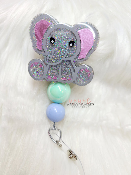 Elephant Badge Reel