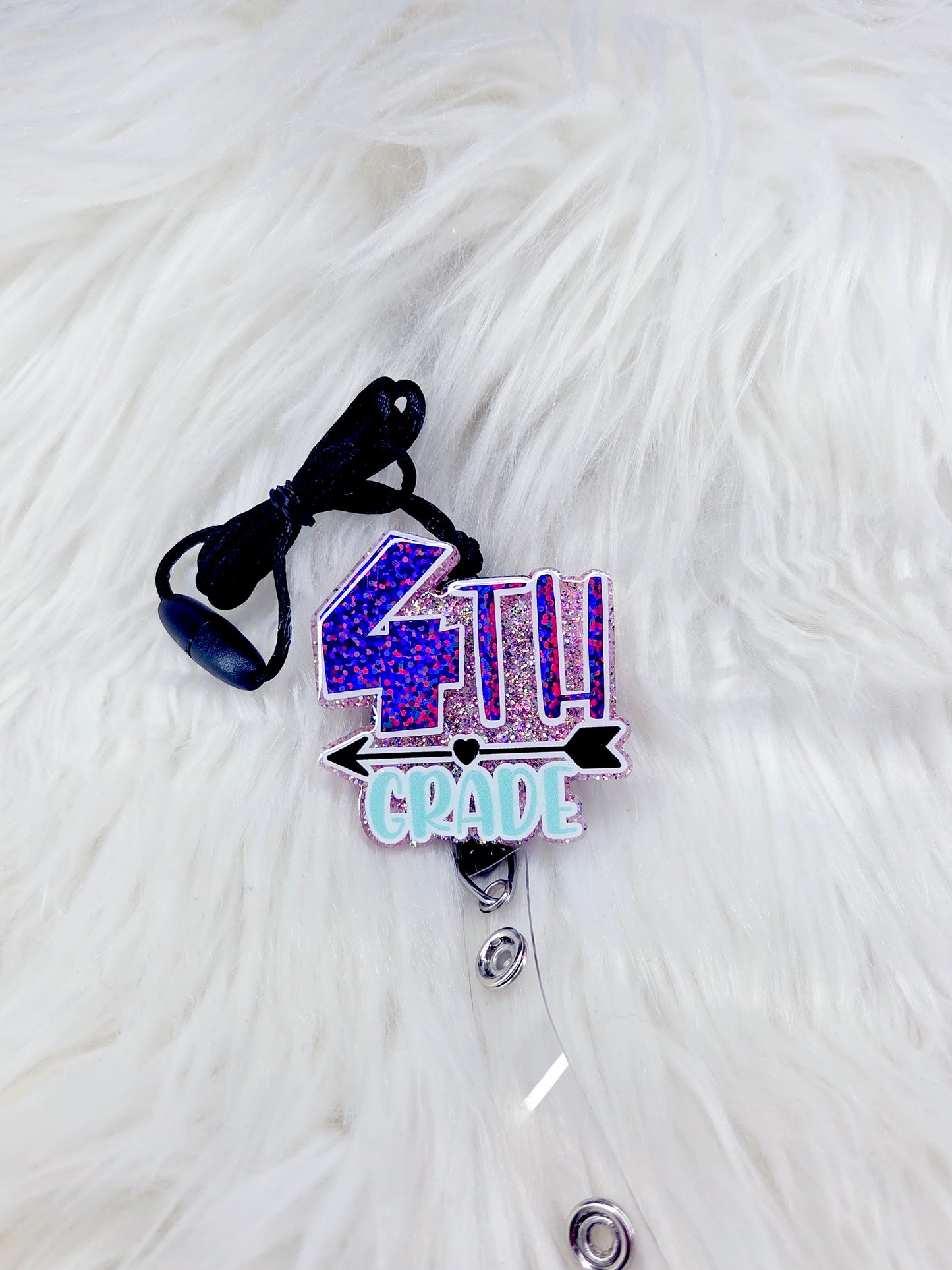 4th Grade Teacher Lanyard