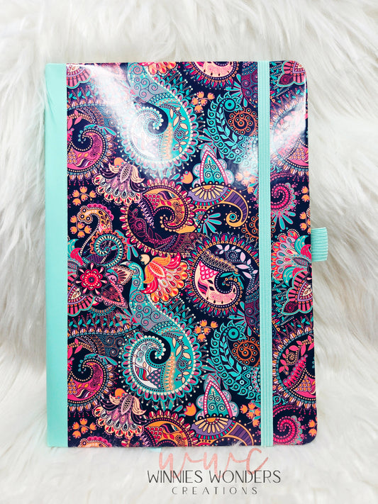 8.5 x 5.5 Notebook/Journal w/ Pen Holder