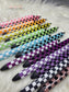 Color Checkard Glitter Pens