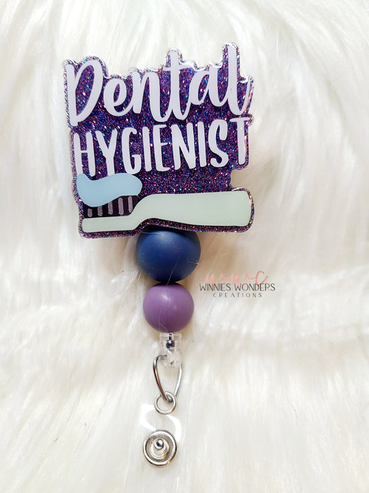 Dental Hygienist Badge Reel