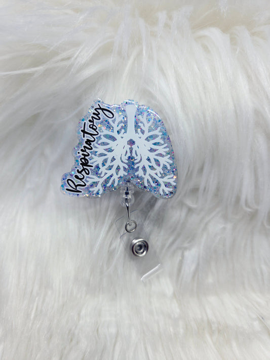 Respiratory lungs Badge Reel