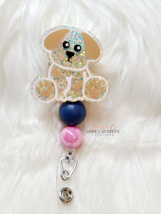 Dog Badge Reel