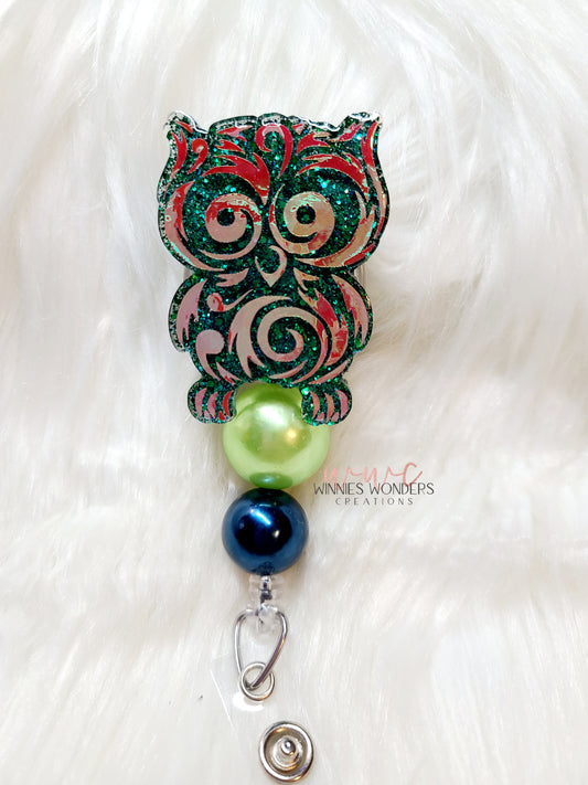 Owl Badge Reel