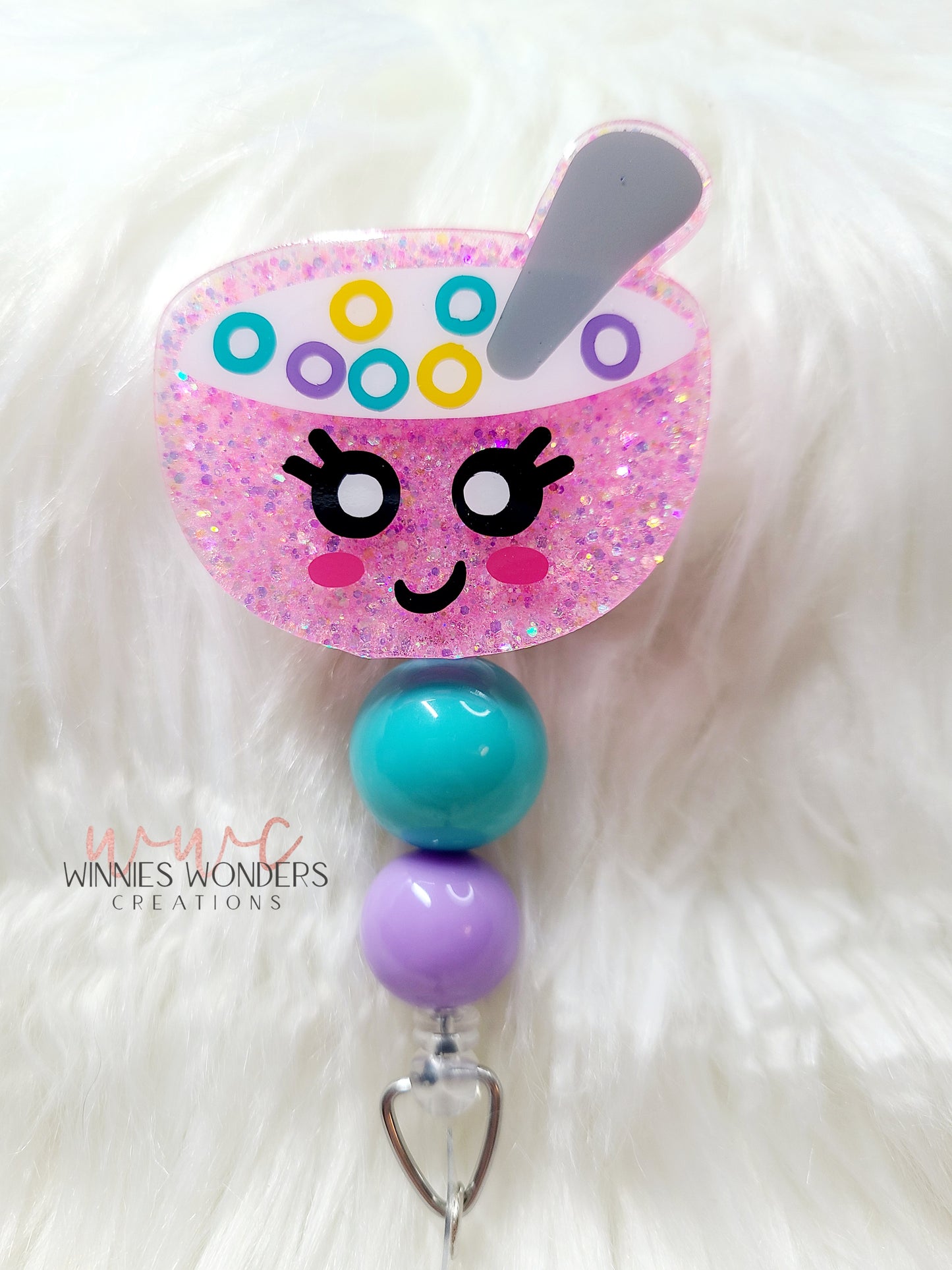 Cereal Badge Reel