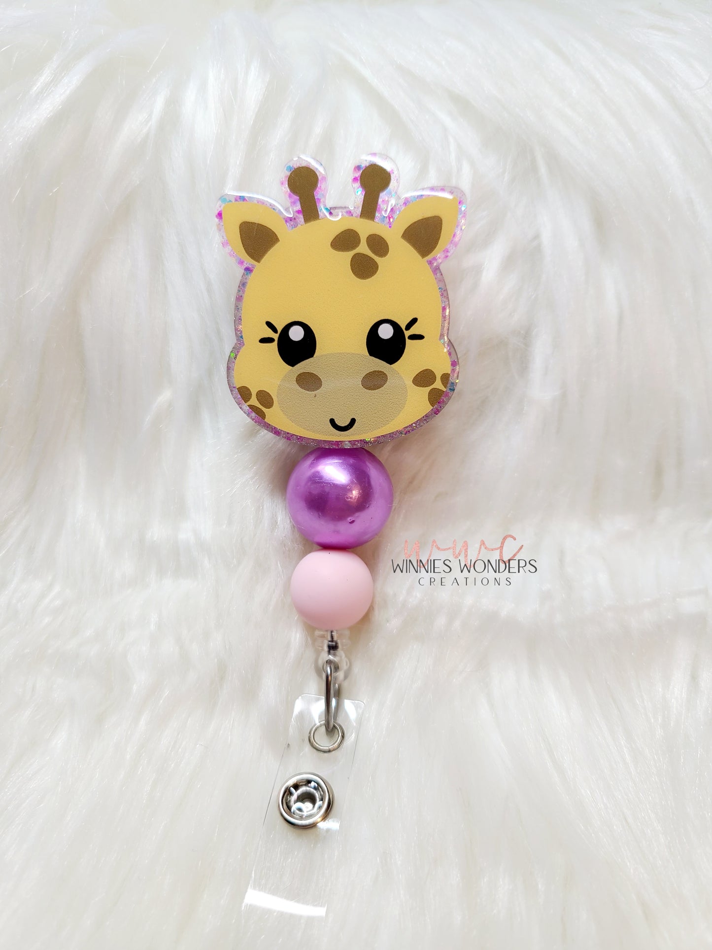 Giraffe Badge Reel