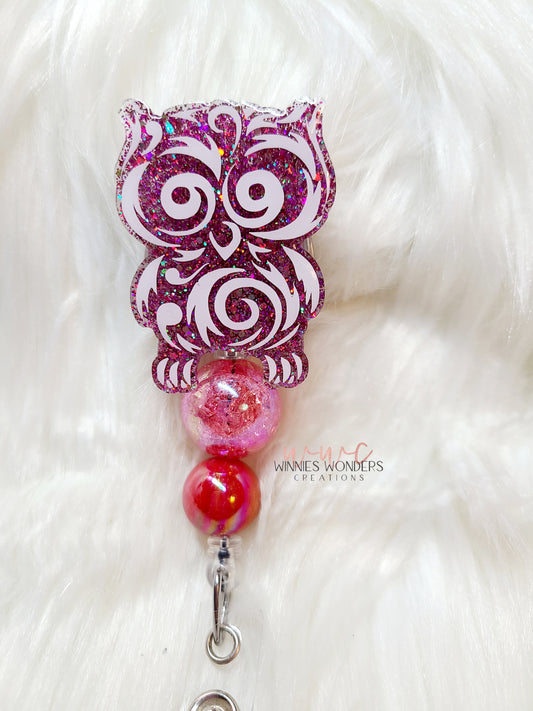 Owl Badge Reel