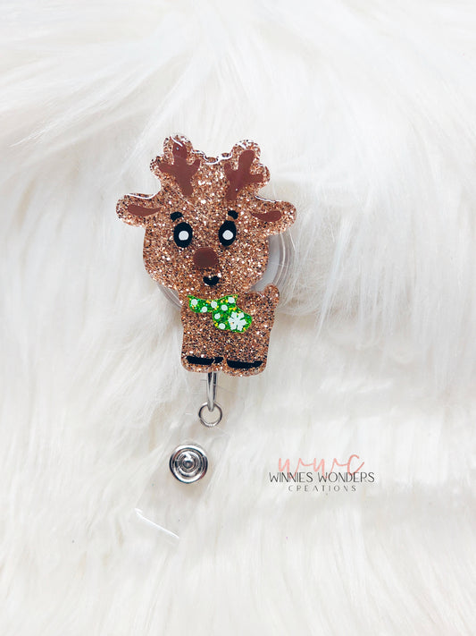 Reindeer Badge Reel