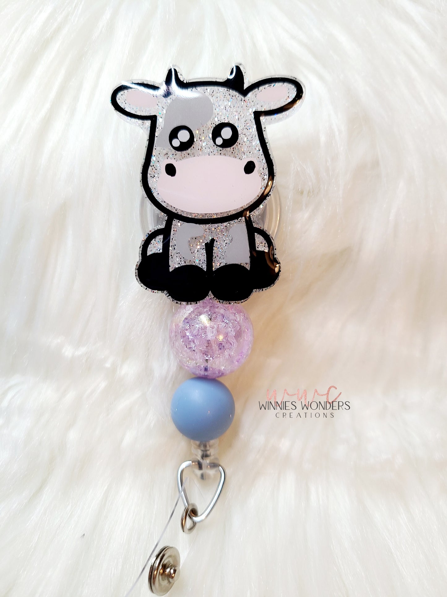 Cow Badge Reel