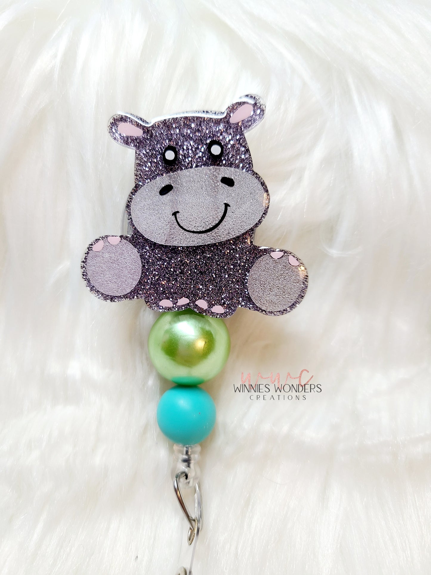 Hippo Badge Reel