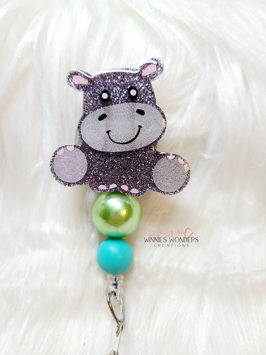 Hippo Badge Reel