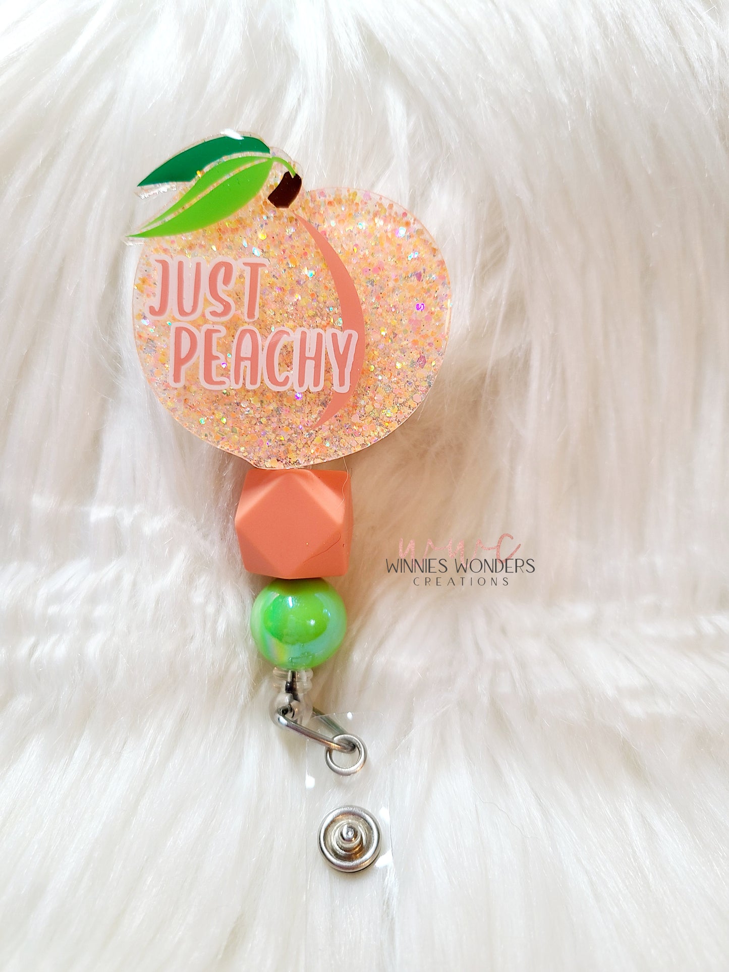 Just Peachy Badge Reel