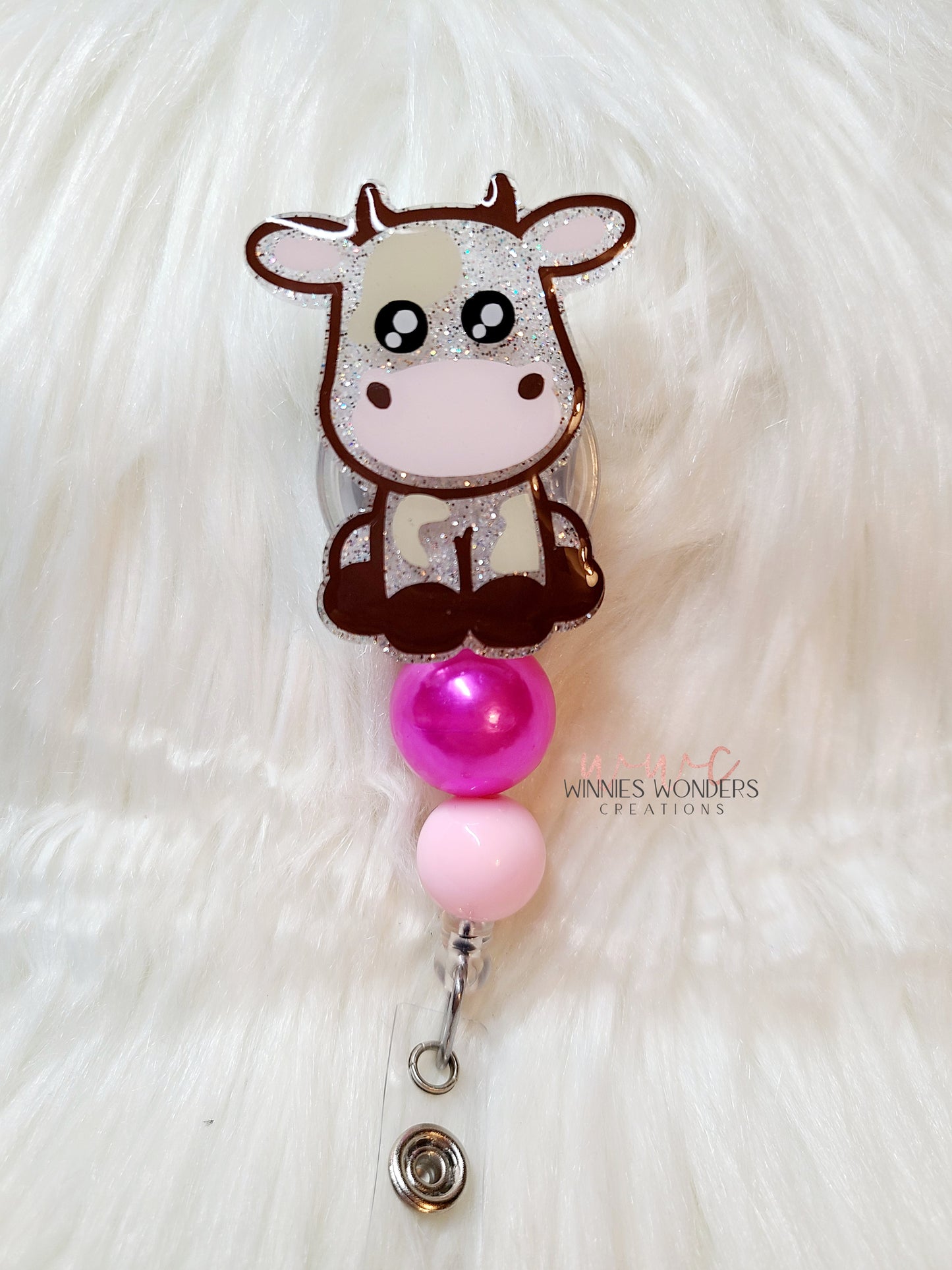 Cow Badge Reel