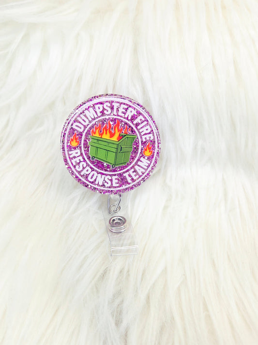 Dumpster Fire Response Team Badge Reel