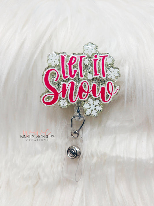 Let it snow Badge Reel