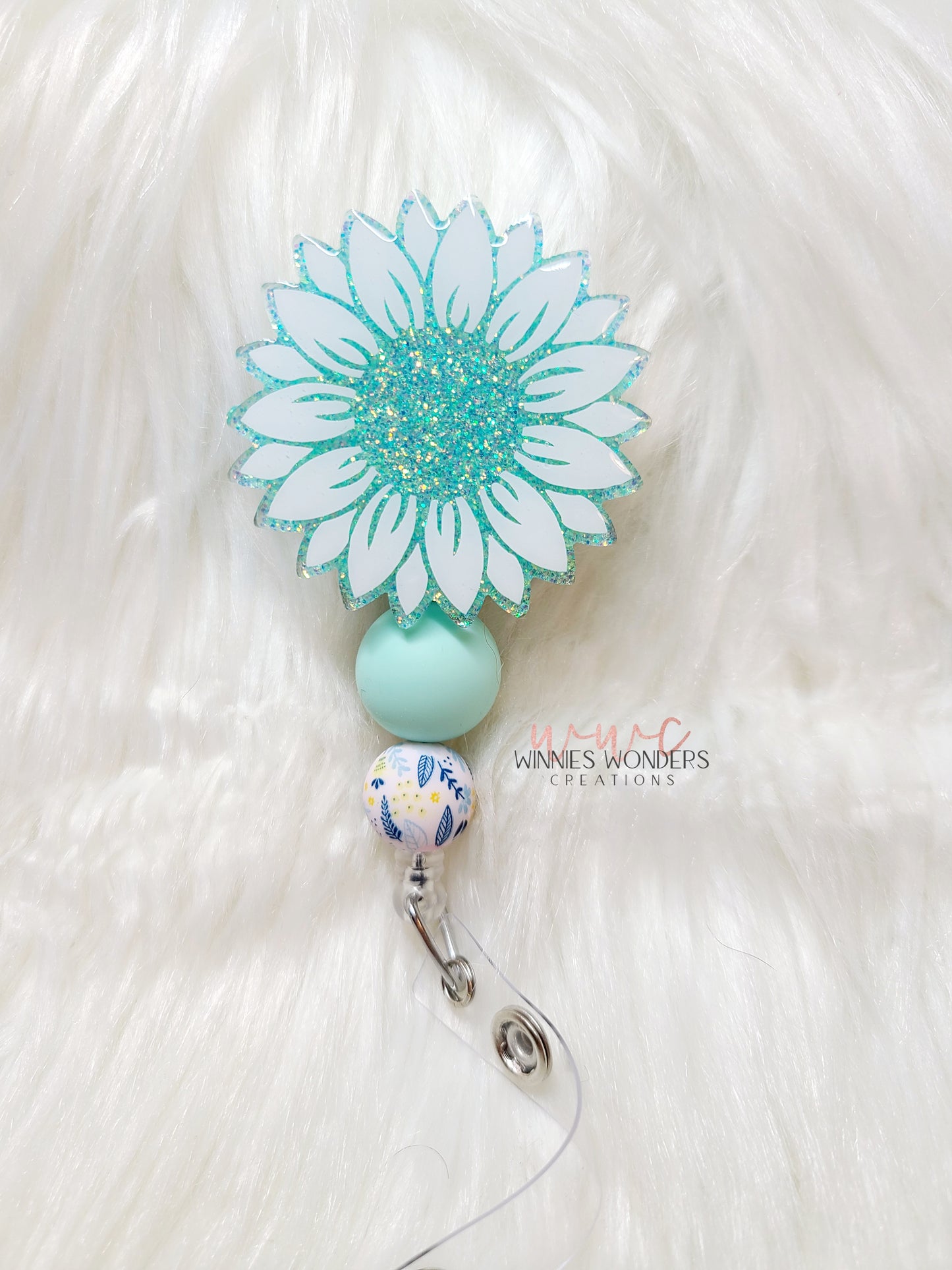 Sunflower Badge Reel