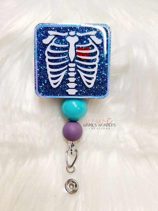 Rib Cage Xray Board Badge Reel