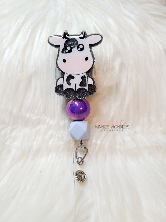 Cow Badge Reel