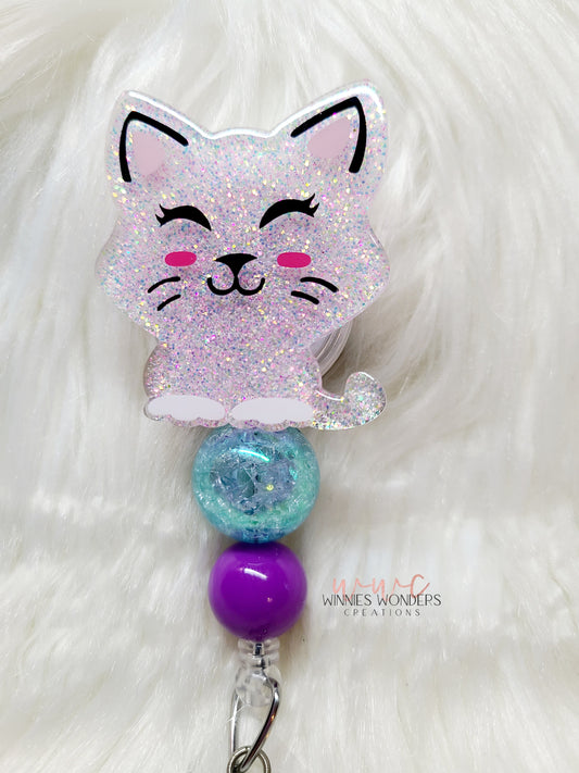 Cat Badge Reel