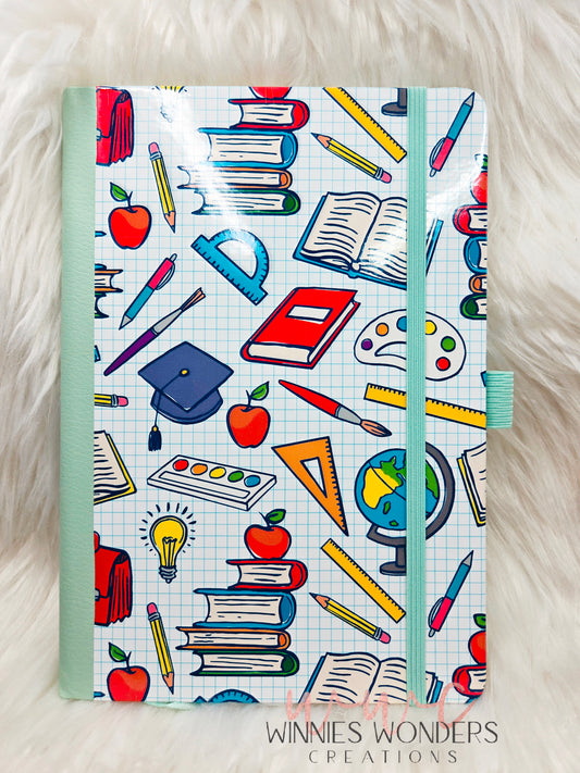 8.5 x 5.5 Notebook/Journal w/ Pen Holder
