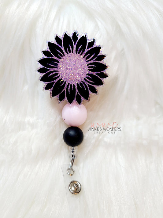 Sunflower Badge Reel