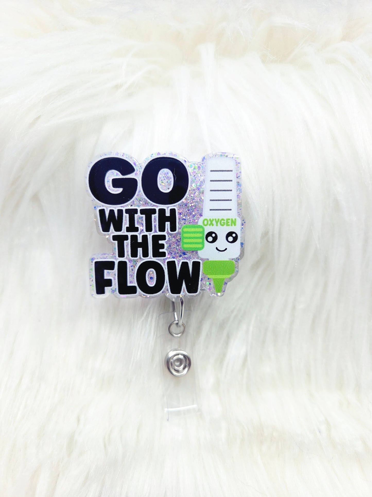 Go with the Flow Badge Reel