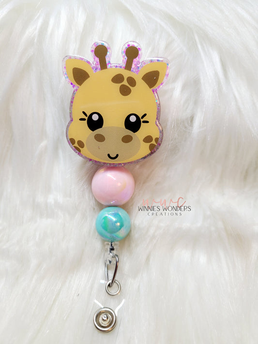 Giraffe Badge Reel