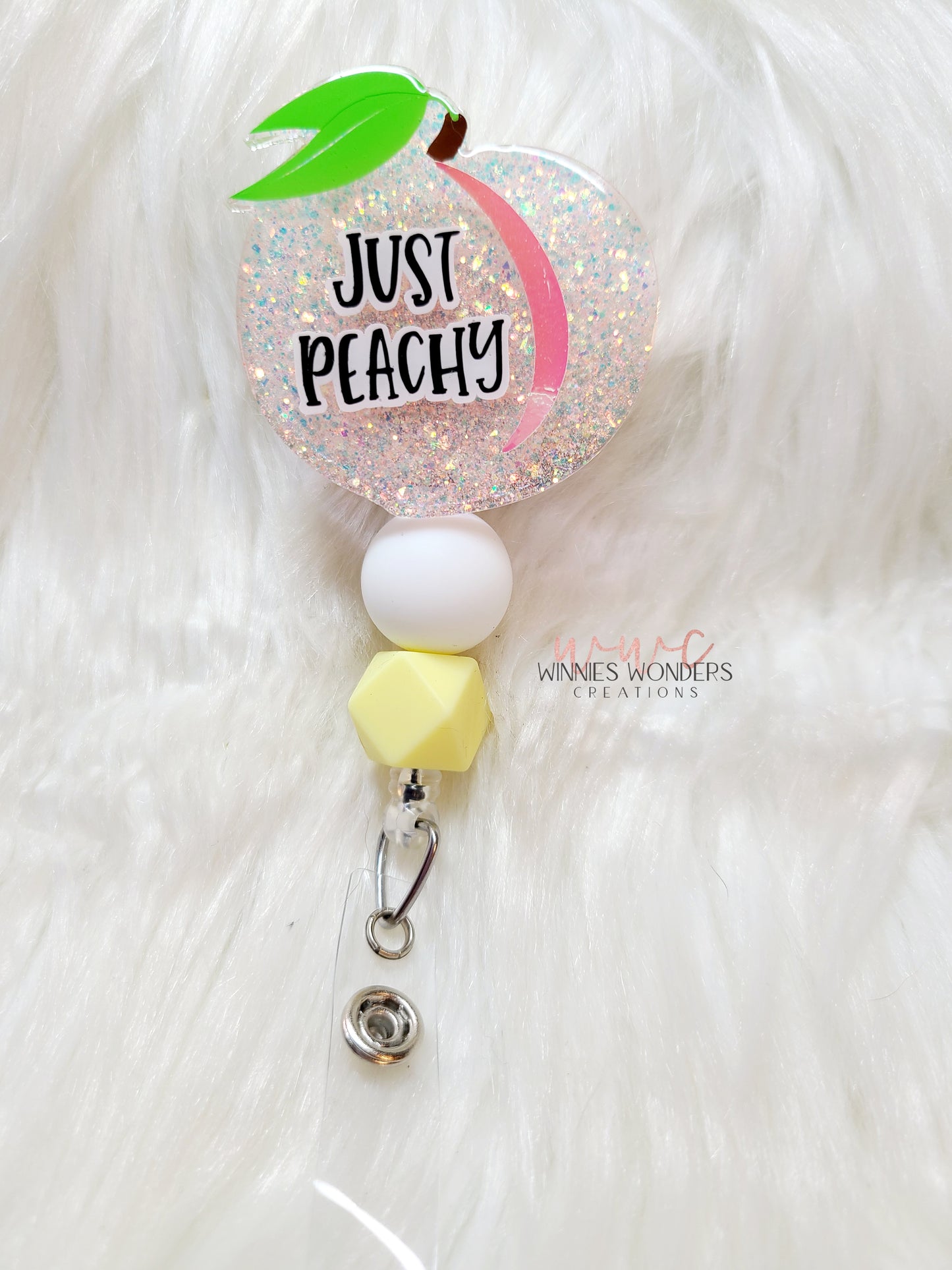 Just Peachy Badge Reel