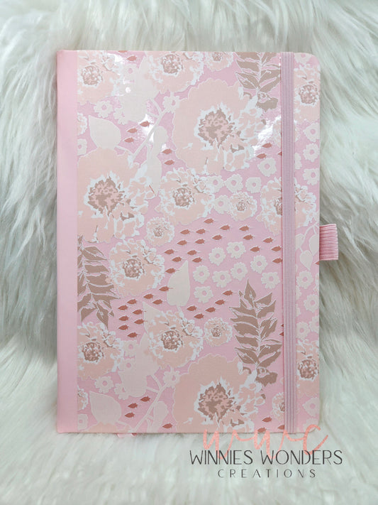 8.5 x 5.5 Notebook/Journal w/ Pen Holder