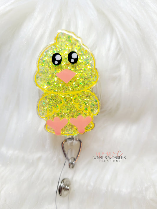 Baby Chicken Badge Reel