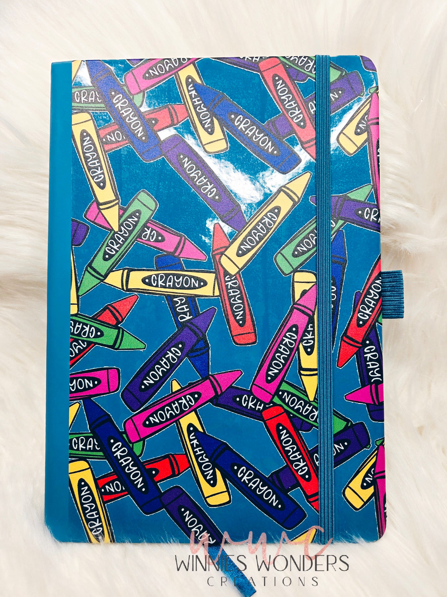 8.5 x 5.5 Notebook/Journal w/ Pen Holder