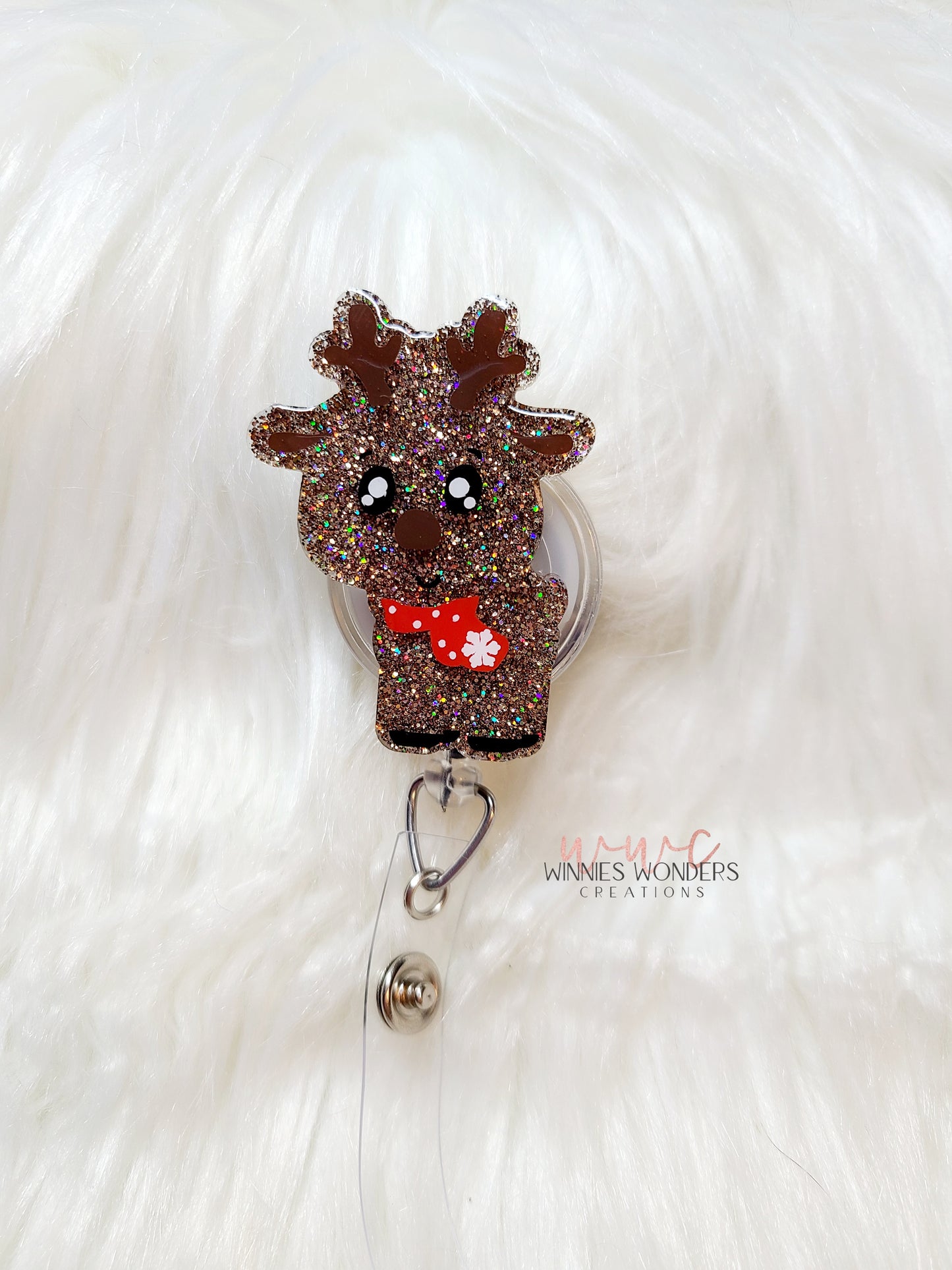 Reindeer Badge Reel