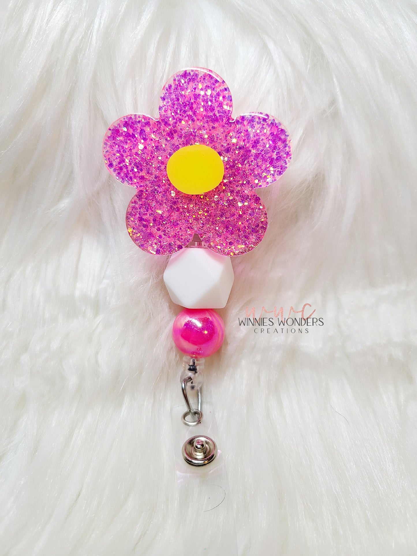 Simple Flower Badge Reel