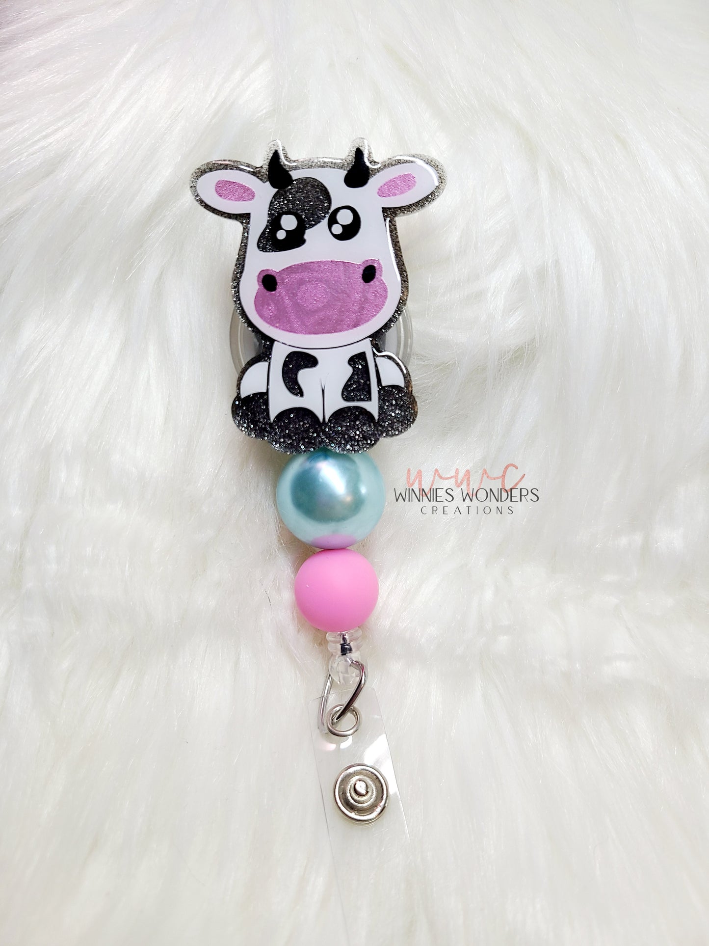 Cow Badge Reel