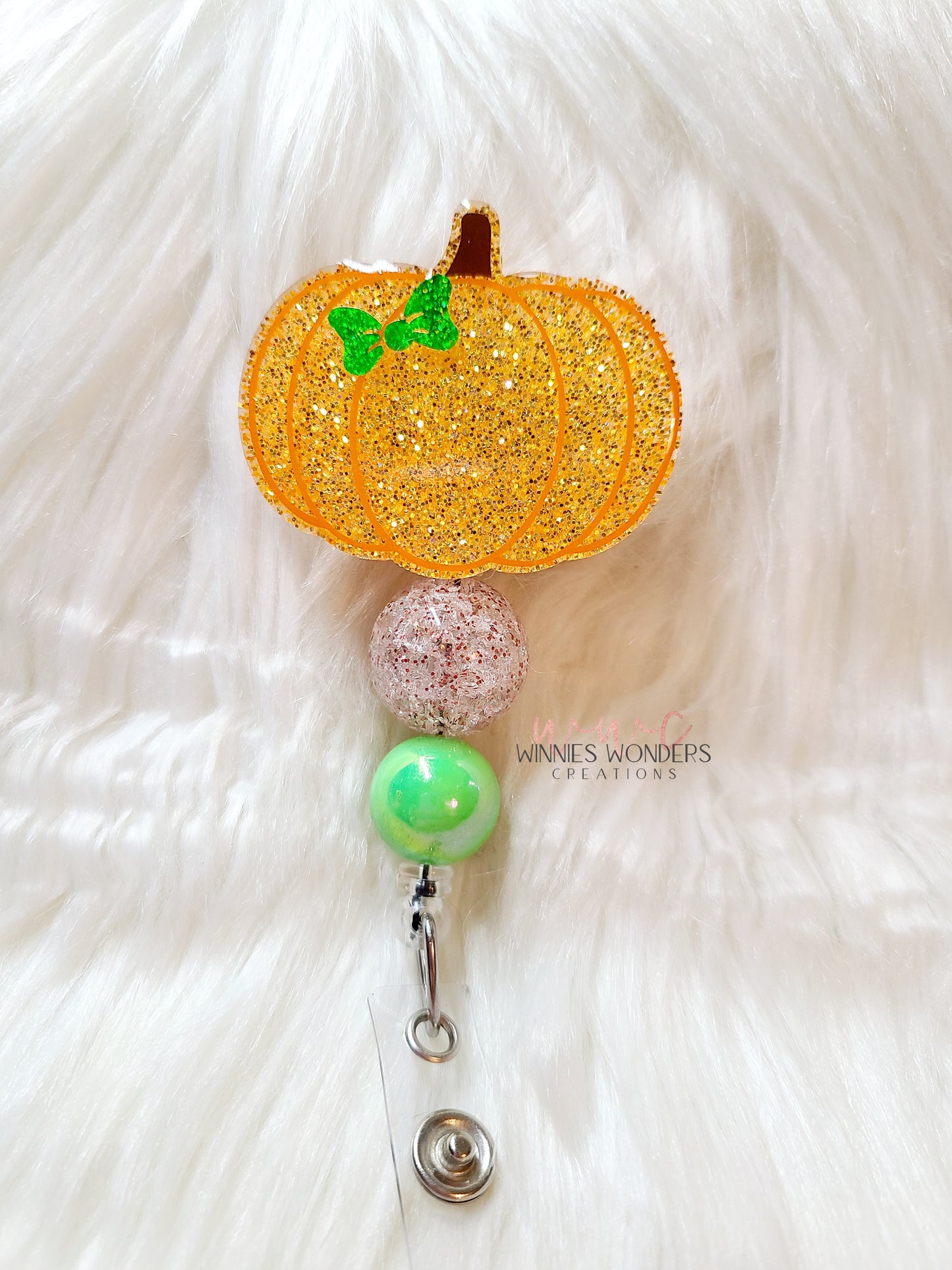 Pumpkin Badge Reel