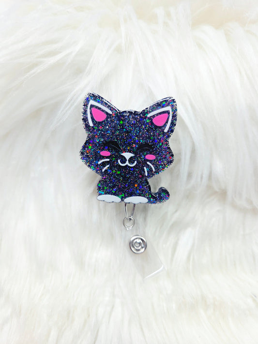 Cat Badge Reel