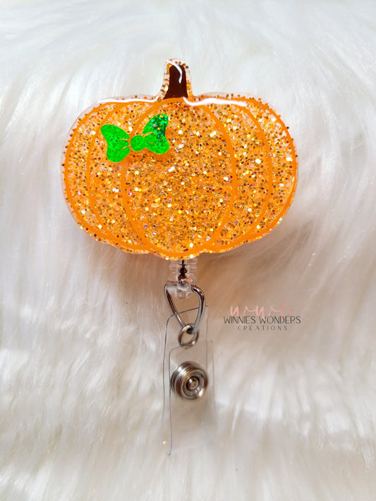 Pumpkin Badge Reel