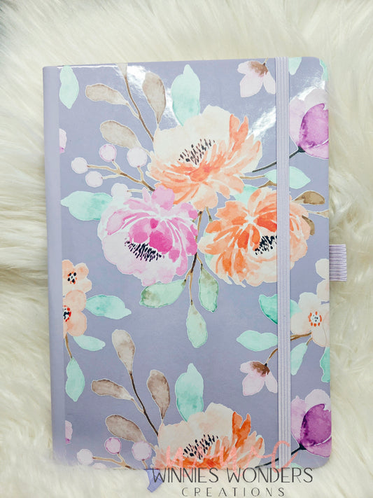 8.5 x 5.5 Notebook/Journal w/ Pen Holder