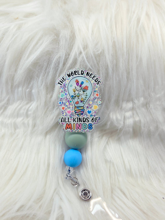Autism Awareness Badge Reel