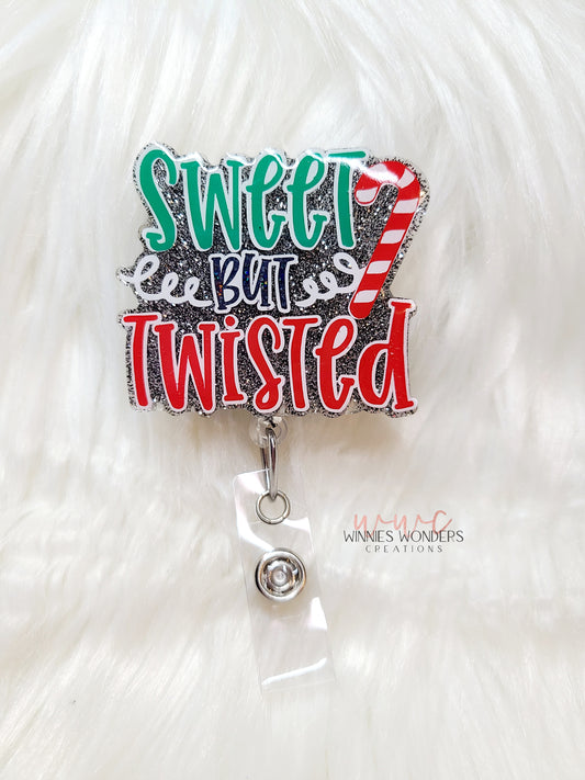 Sweet but twisted Badge Reel