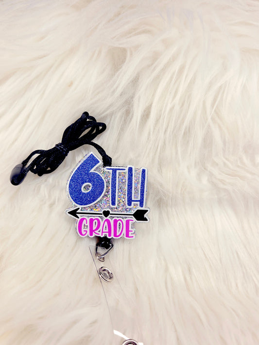 6th Grade Teacher Lanyard