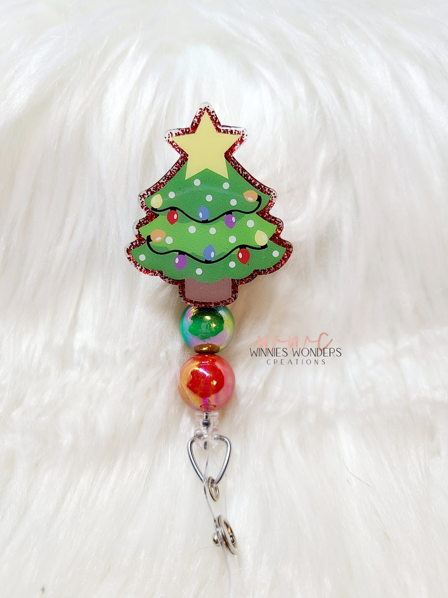 Christmas Tree Badge Reel