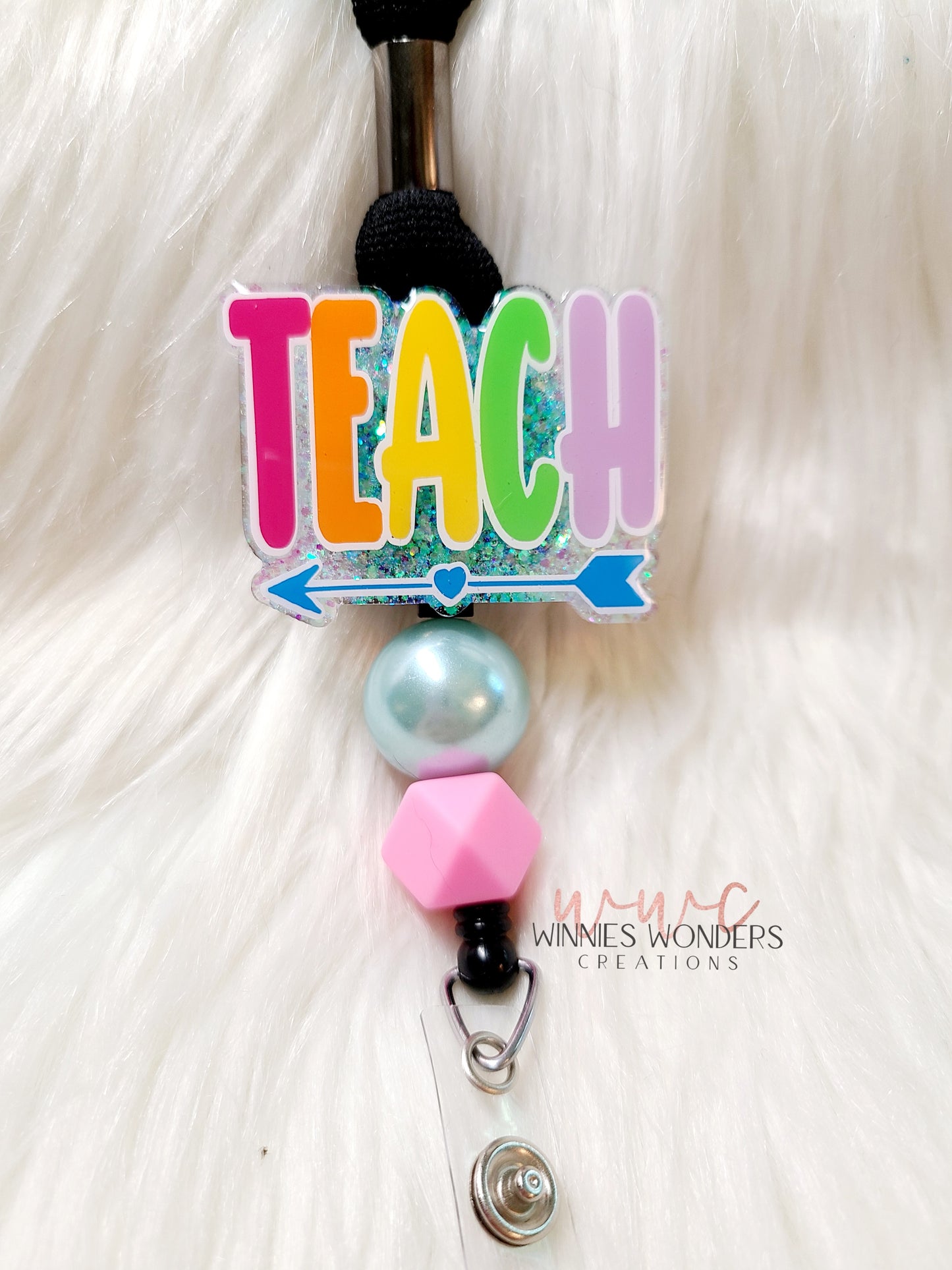 "TEACH"  Lanyard